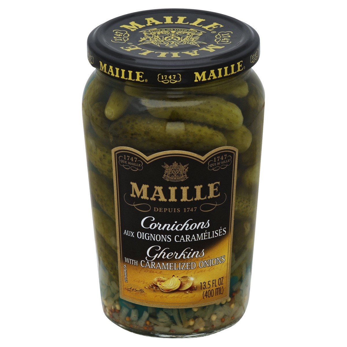 slide 3 of 7, Maille Gherkins 13.5 oz, 13.5 oz