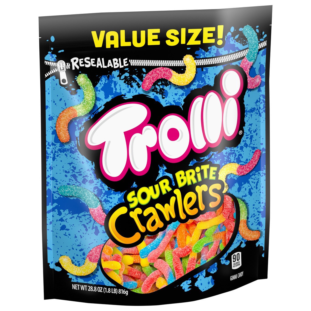 slide 5 of 9, Trolli Sour Brite Crawlers Everyday 28.8 oz, 28.8 oz