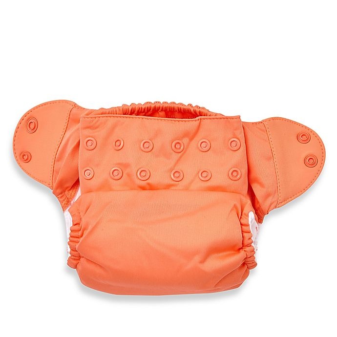 slide 2 of 2, bumGenius Freetime Cloth Diaper with Snap Closure - Kiss, 1 ct