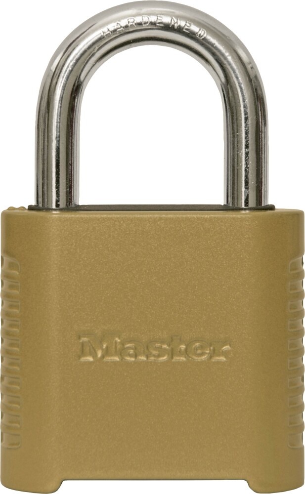 slide 1 of 1, Master Lock Set Your Own Combination Padlock, 2 in