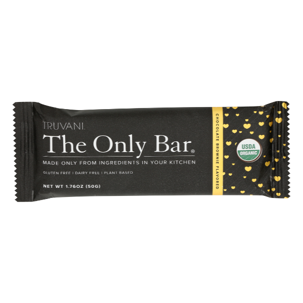 slide 1 of 1, Truvani The Only Bar Chocolate Brownie Flavored Bar 1.76 oz, 1.76 oz