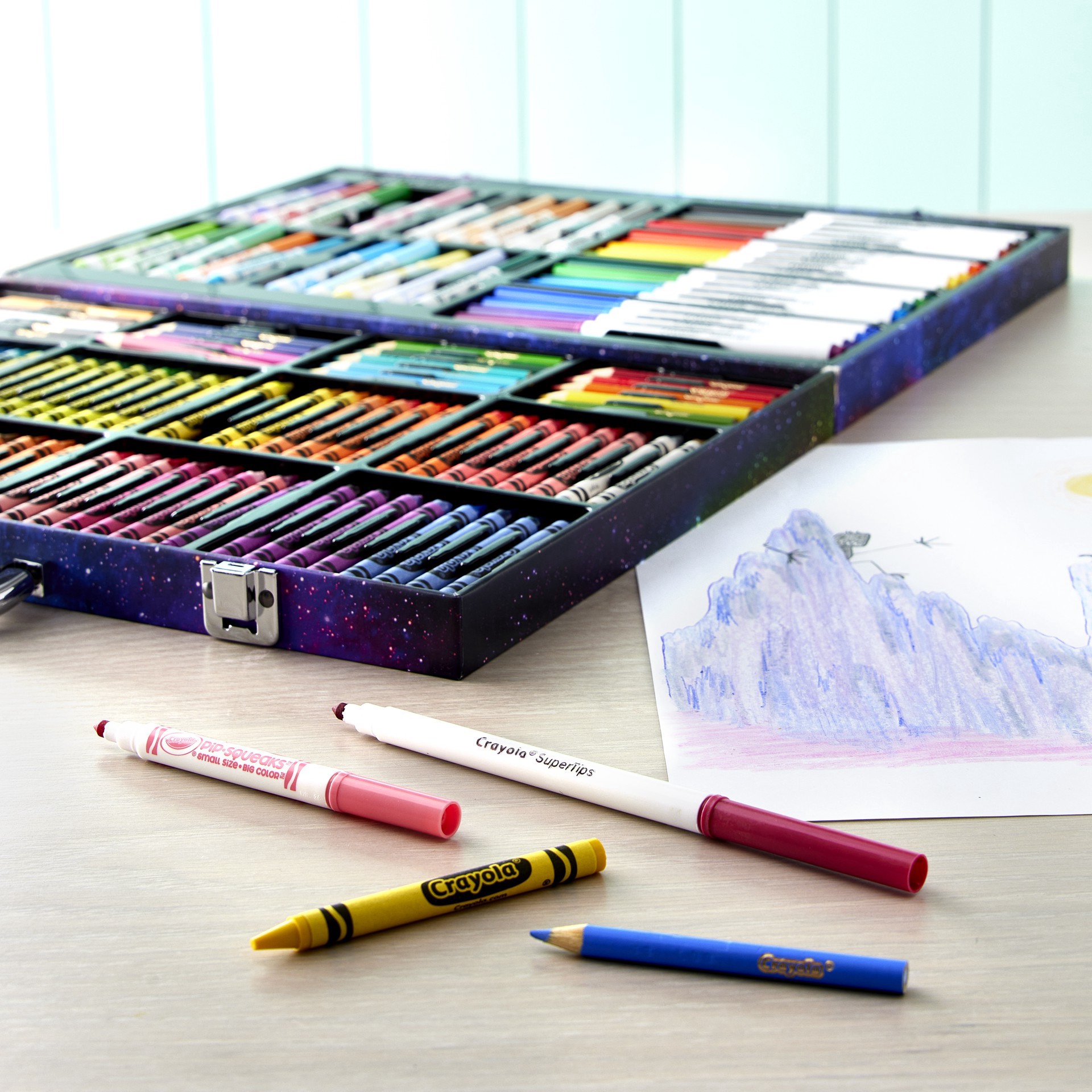 slide 5 of 6, Crayola Inspiration Art Case, 140 ct