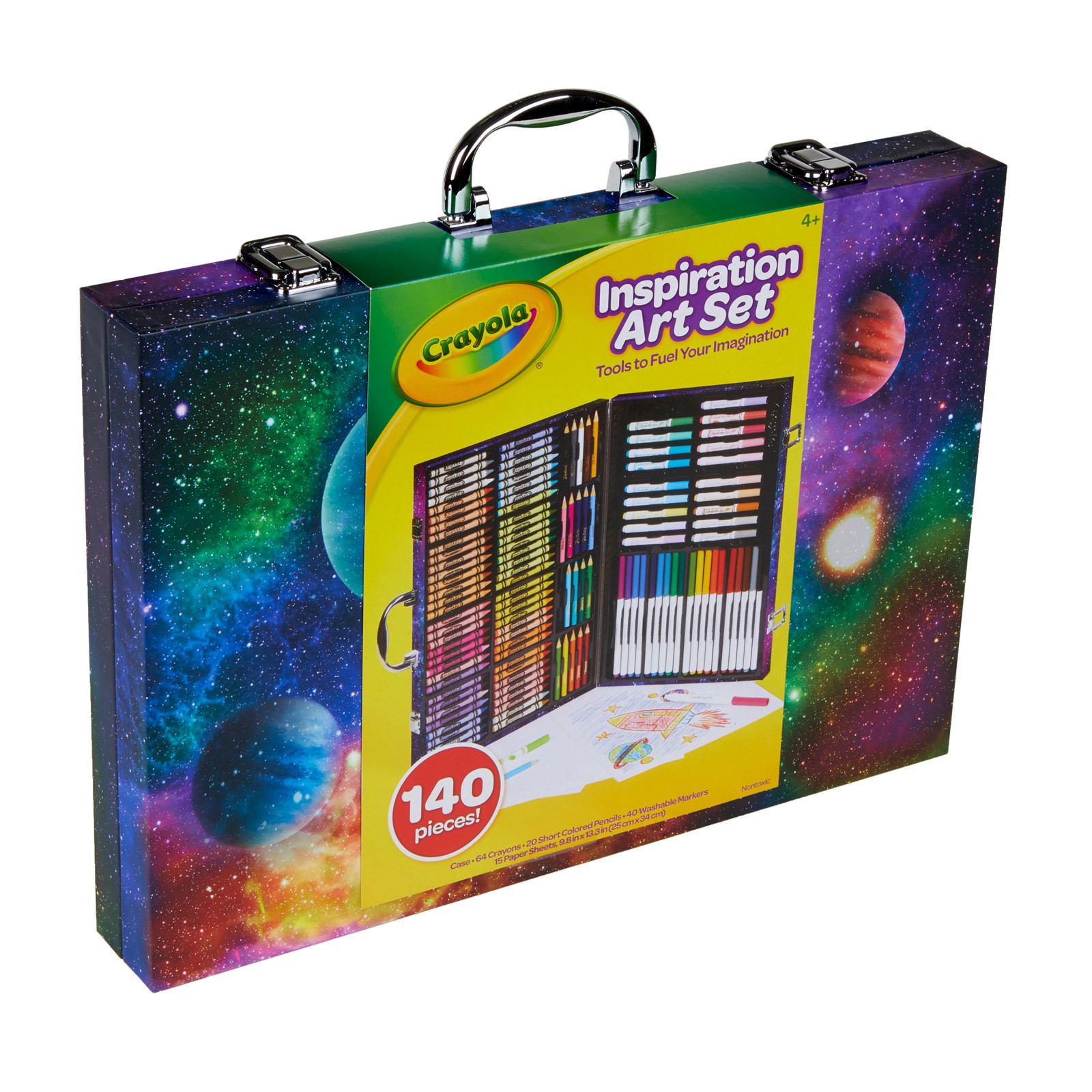 slide 6 of 6, Crayola Inspiration Art Case, 140 ct