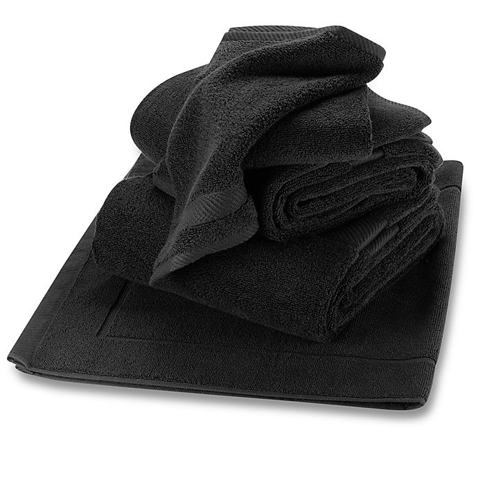 slide 1 of 1, Wamsutta Duet Hand Towel - Ebony, 1 ct