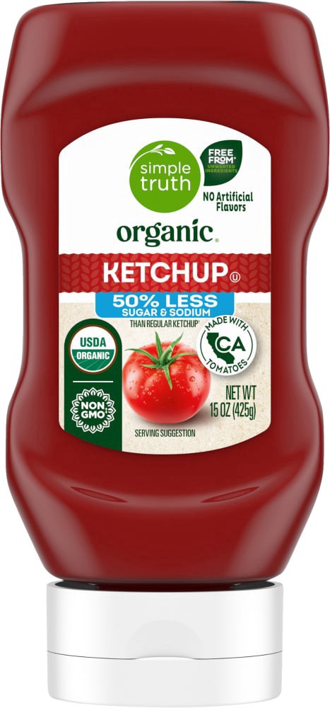 slide 2 of 4, Simple Truth Organic Tomato Ketchup, 15 oz