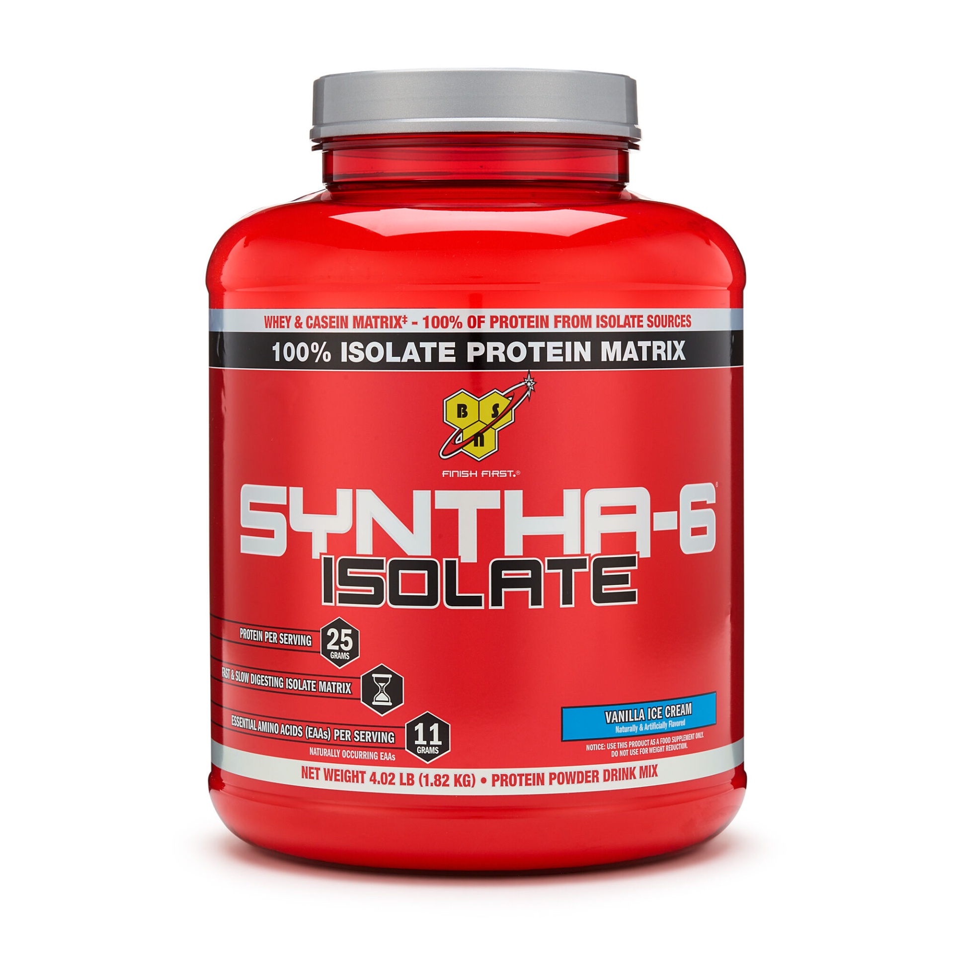 slide 1 of 1, BSN Syntha-6 Isolate Protein Powder Vanilla Ice Cream, 4.01 lb