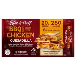 Rise & Puff Gourmet BBQ Recipe Chicken Quesadillas 5 oz