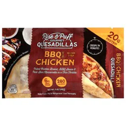 Rise & Puff Gourmet BBQ Recipe Chicken Quesadillas 5 oz