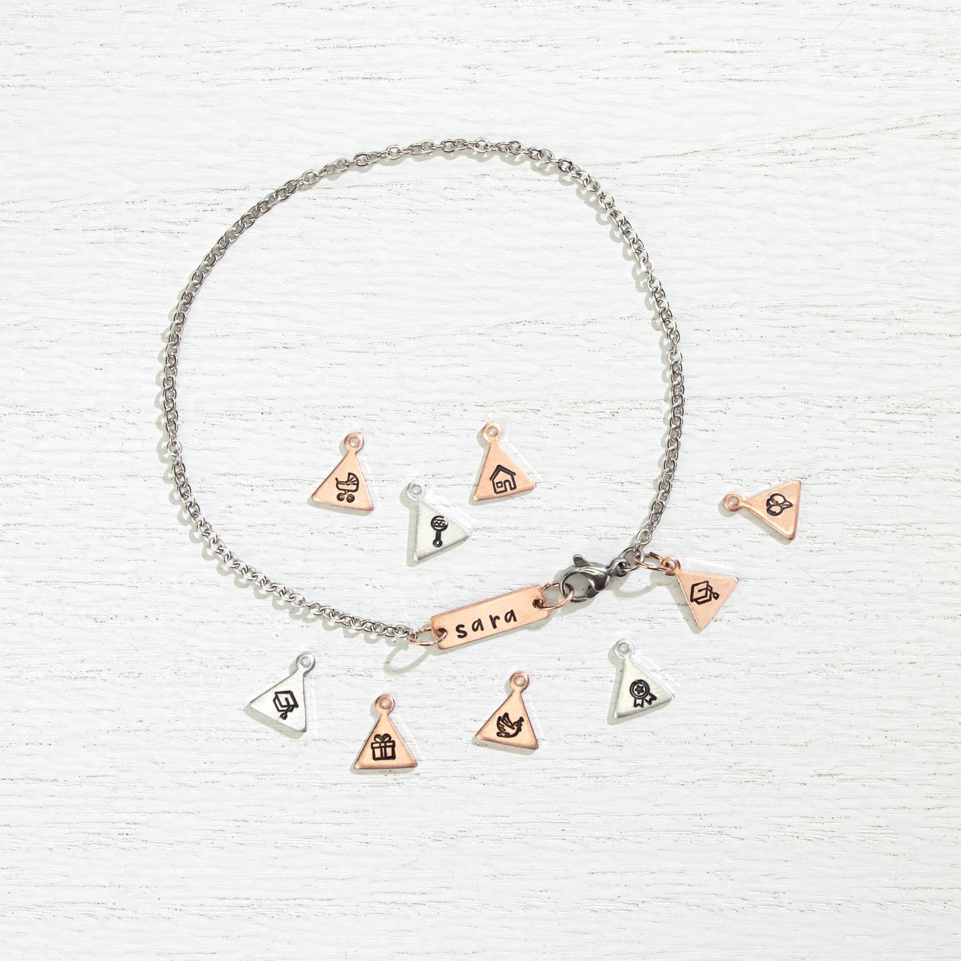 slide 4 of 5, Impressart 4mm Celebration Metal Stamps Pack, 4 mm