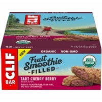 slide 1 of 8, CLIF Bar Fruit Smoothie Filled Tart Cherry Berry Energy Bars, 12 ct; 1.76 oz