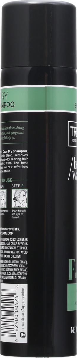 slide 6 of 10, TRESemmé Between Washes Dry Shampoo For Non Wash Days, Fresh & Clean, Instantly Refreshes & Revives Hair, 7.3 Oz, 7.3 oz