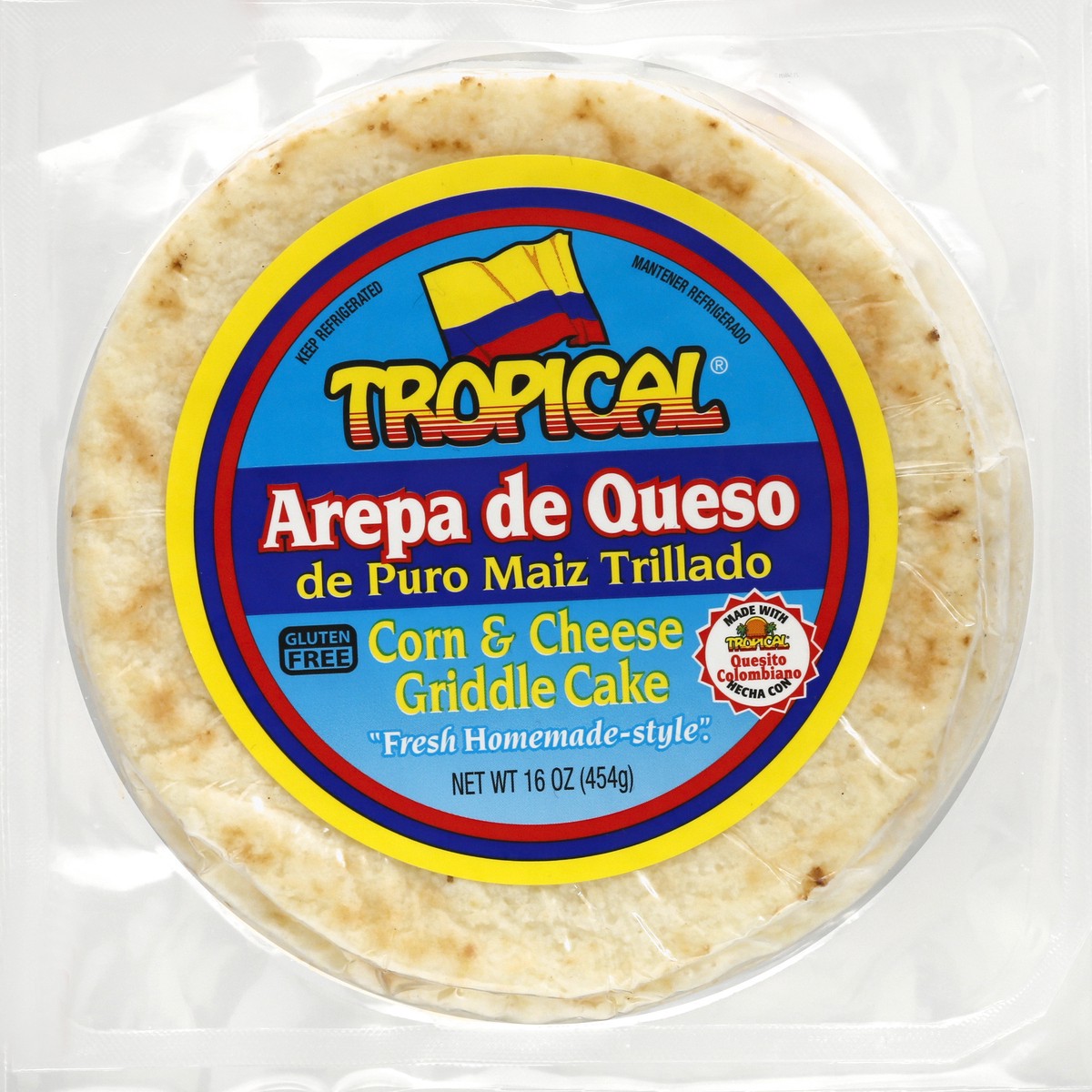 slide 2 of 12, Tropical Arepa De Queso, 16 oz