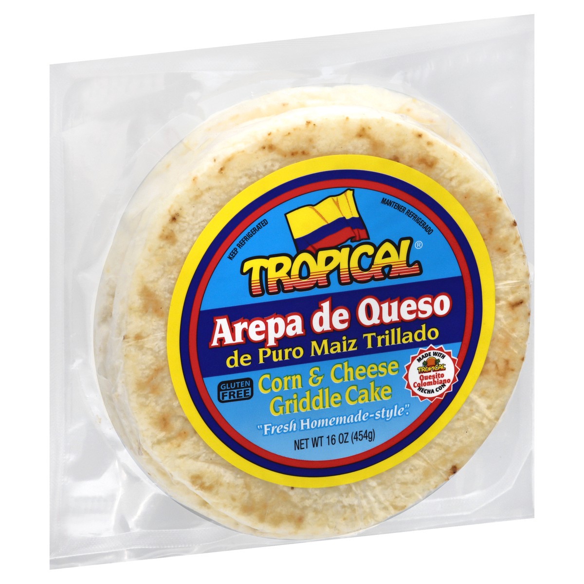 slide 6 of 12, Tropical Arepa De Queso, 16 oz