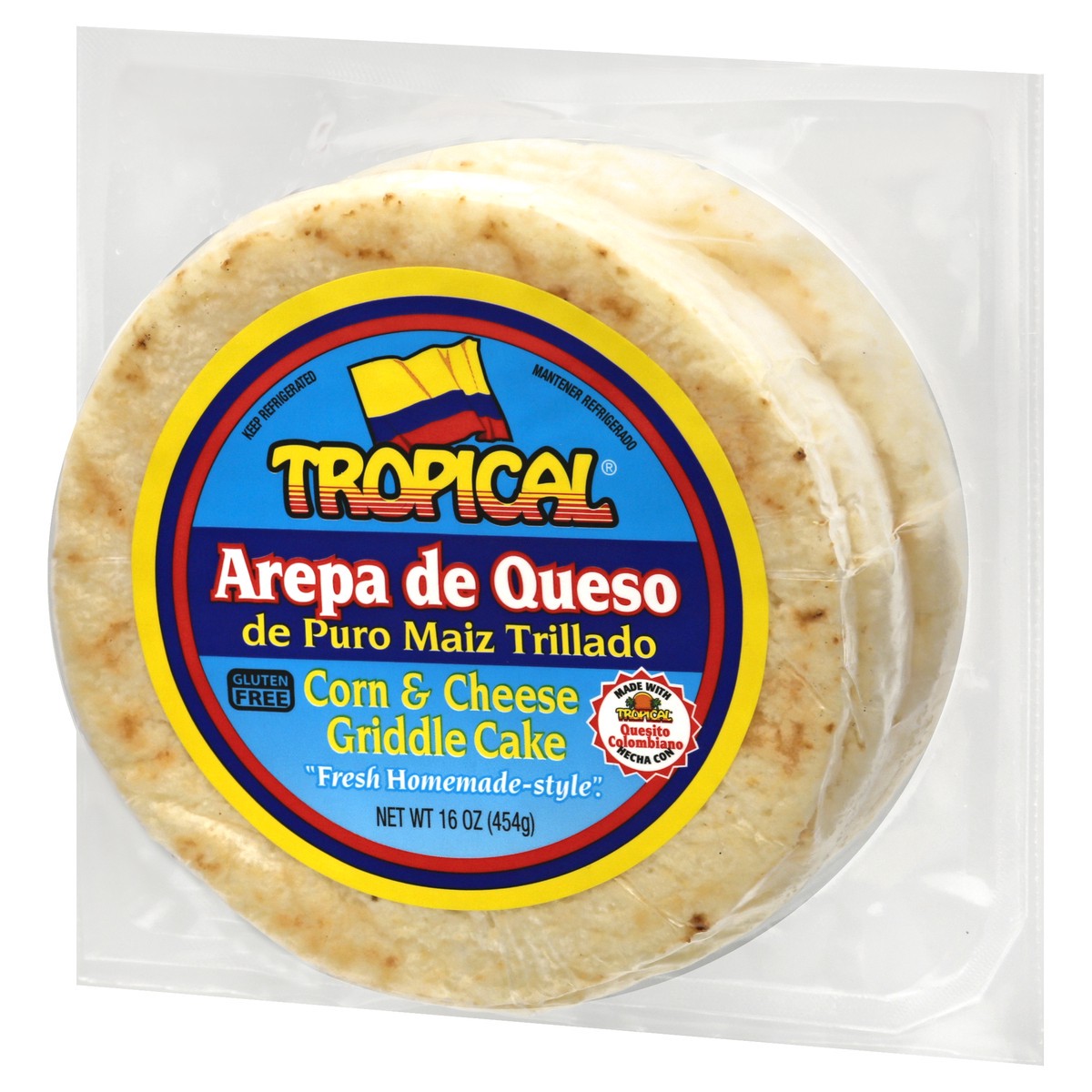 slide 7 of 12, Tropical Arepa De Queso, 16 oz