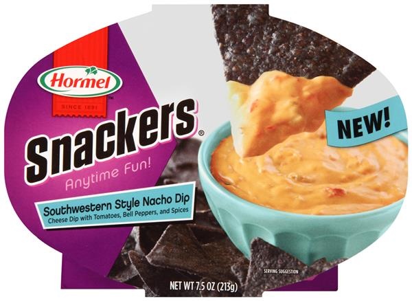 slide 1 of 1, Hormel Snackers Southwestern Style Nacho Dip, 7.5 oz