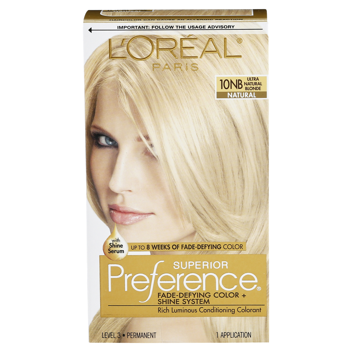 slide 1 of 8, L'Oréal Superior Preference Fade-Defying Color + Shine System - 10NB Ultra Natural Blonde, 1 ct