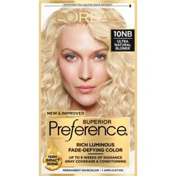 L'Oréal Fade-Defying Color + Shine System - 10NB Ultra Natural Blonde