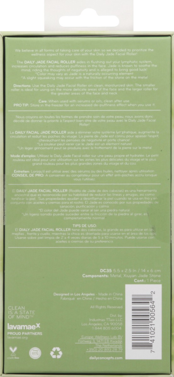 slide 6 of 12, Daily Concepts Daily Jade Facial Roller 1 ea, 1 ct