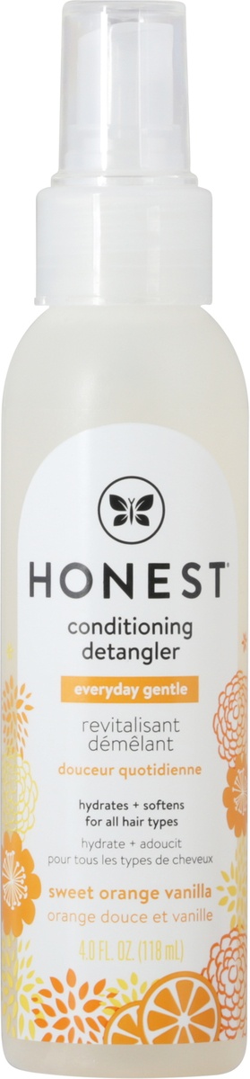 slide 8 of 10, The Honest Co. Honest Detangler Sweet Orange Vanilla, 4 fl oz