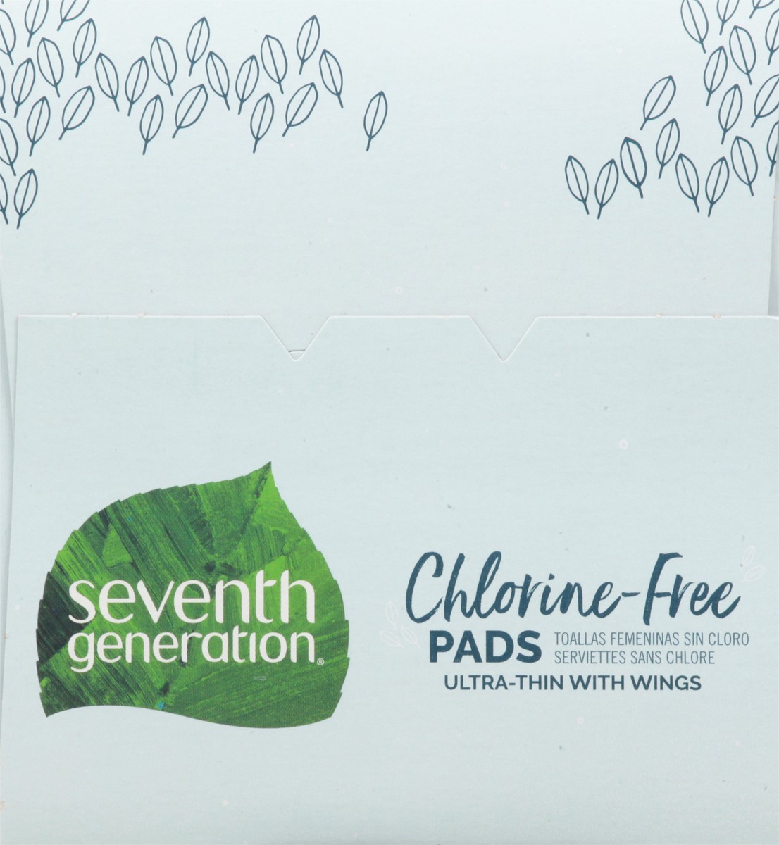 slide 4 of 9, Seventh Generation Ultra Thin Pads Overnight Absorbency, 14 count, 14 ct