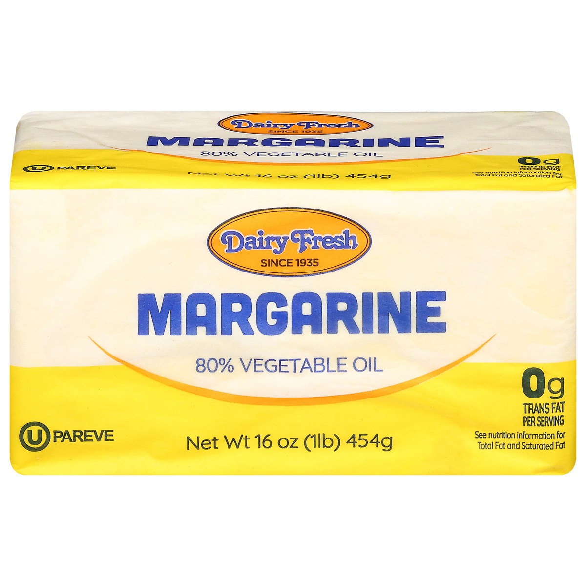 slide 1 of 13, Dairy Fresh 80% Vegetable Oil Margarine 16 oz, 16 oz