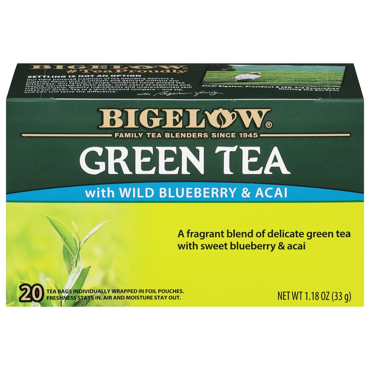 slide 1 of 12, Bigelow Green Tea, 20 ct