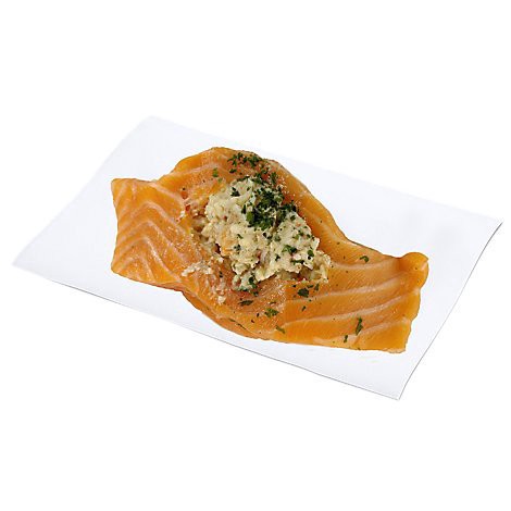 slide 1 of 1, Stuffed Salmon Portion - 8 OZ, 8 oz