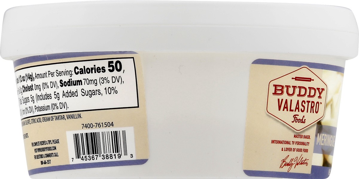 slide 5 of 10, BUDDY VALASTRO FOODS Meringue Powder - 4 oz, 4 oz