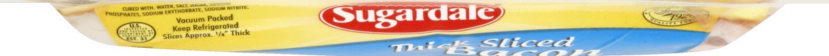 slide 4 of 5, Sugardale Thick Sliced Bacon, 16 oz