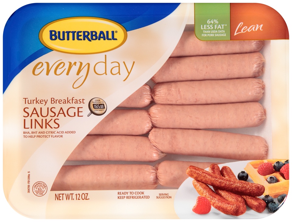 slide 1 of 1, Butterball Turkey Links, 12 oz