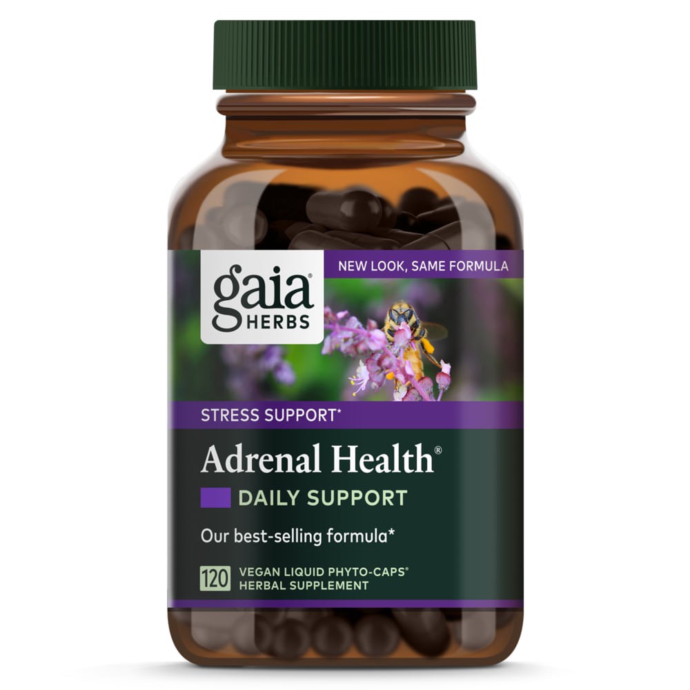 slide 1 of 1, Gaia Adrenal Health Daily Support, 120 ct