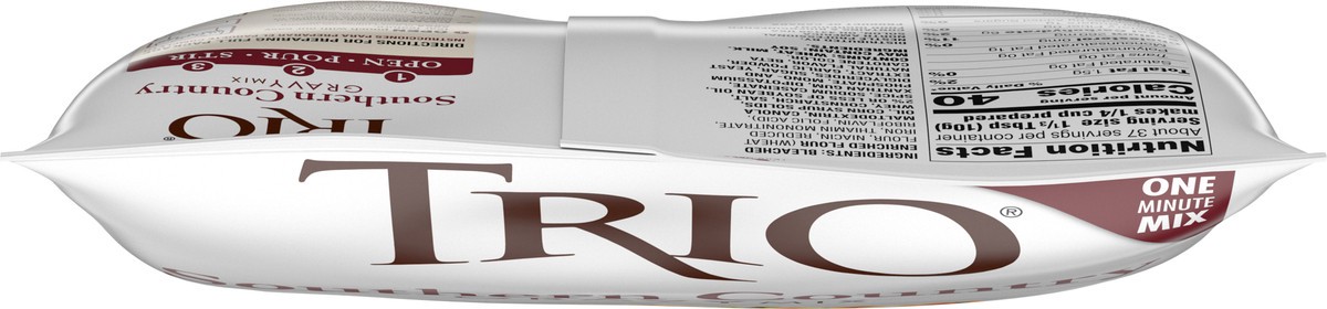 slide 8 of 9, Trio Southern Country Gravy Mix, Just Add Water Gravy Packet, 13 Oz, 13 oz