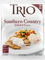 TRIO Southern Country Gravy Mix, Just Add Water Gravy Packet, 13 Oz