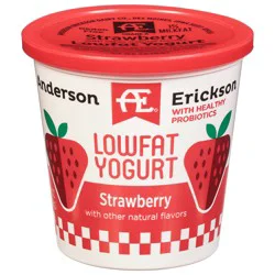 Anderson Erickson Dairy Lowfat Strawberry Yogurt 24 oz