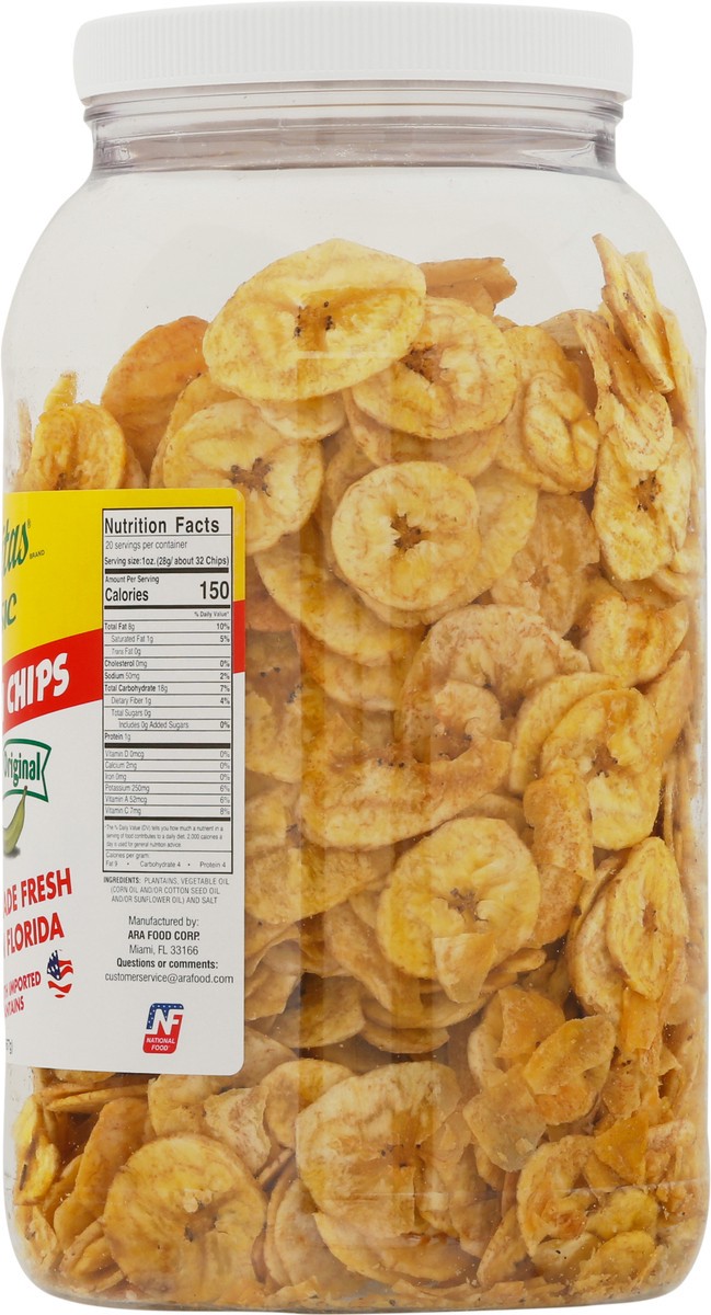 slide 11 of 12, Mariquitas Classic Plantain Chips Original (Barrel), 20 oz