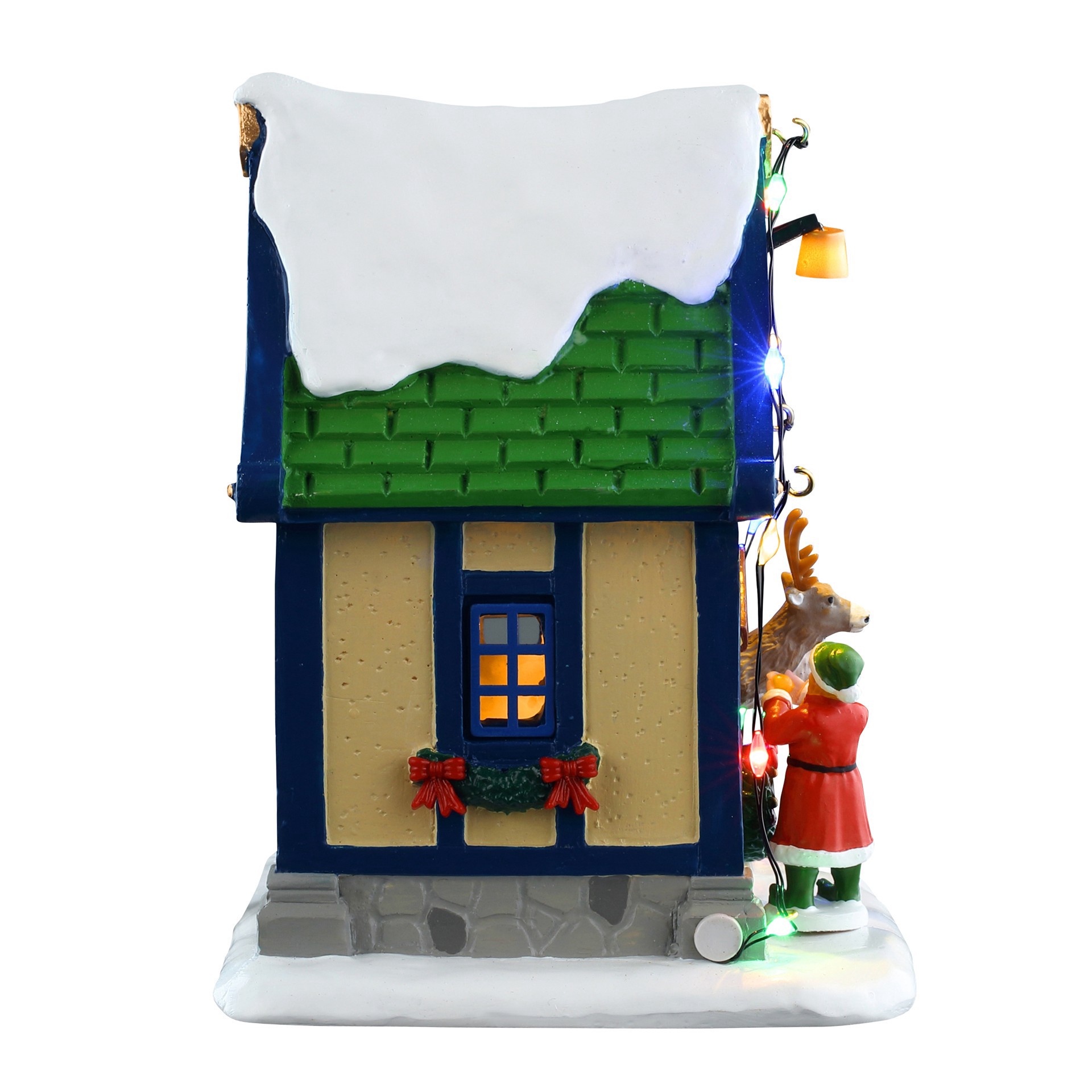 slide 2 of 4, Lemax Santa's Wonderland Vixen's Den, 4.96 in x 3.54 in x 3.78 in