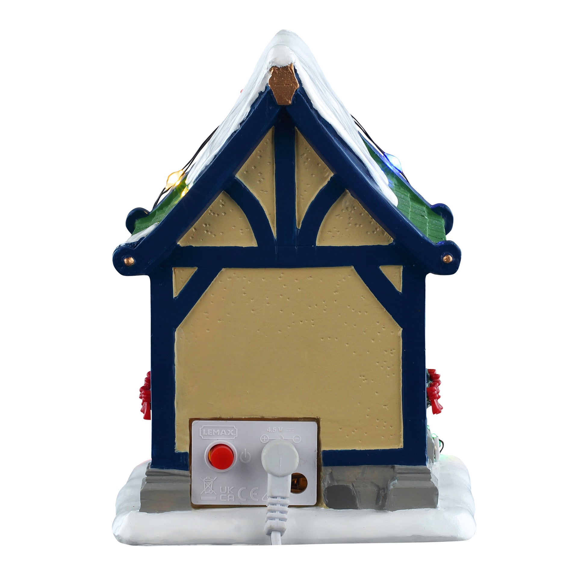 slide 4 of 4, Lemax Santa's Wonderland Vixen's Den, 4.96 in x 3.54 in x 3.78 in