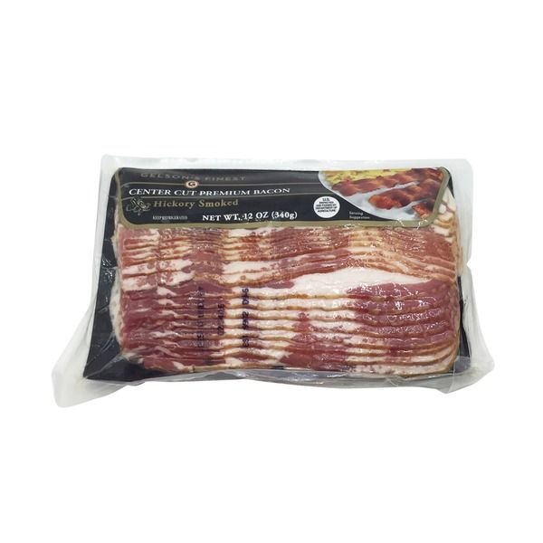 slide 1 of 1, Gelson's Finest Center Cut Premium Hickory Smoked Bacon, 12 oz