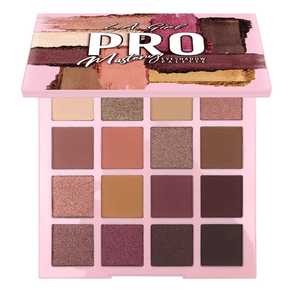 slide 2 of 3, L.A. Girl Pro Mastery 16-Color Eyeshadow Palette, 1.23 oz