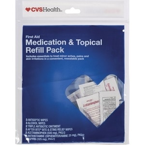 slide 1 of 1, CVS Health Medication & Topical Refill Pouch, 1 ct