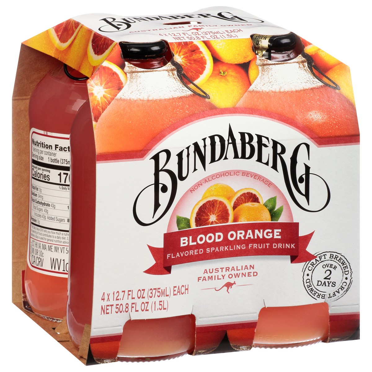 slide 7 of 14, Bundaberg Blood Orange, 4 ct; 12.7 oz