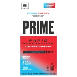 Prime Ocean Cherry Rapid Rehydration Sticks