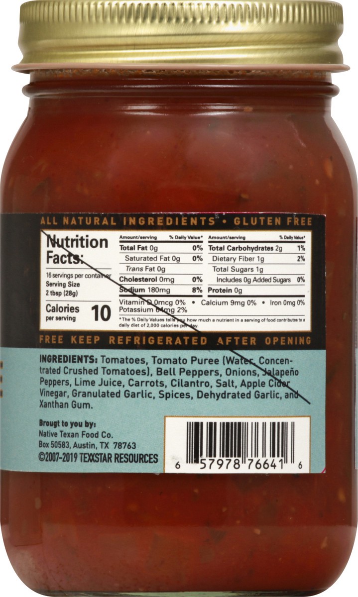 slide 12 of 12, Native Texan Mild Restaurant Style Salsa 16 oz, 16 oz