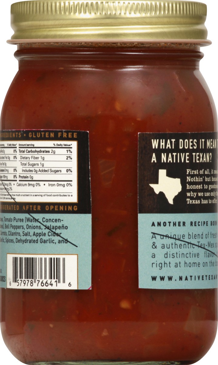 slide 11 of 12, Native Texan Mild Restaurant Style Salsa 16 oz, 16 oz