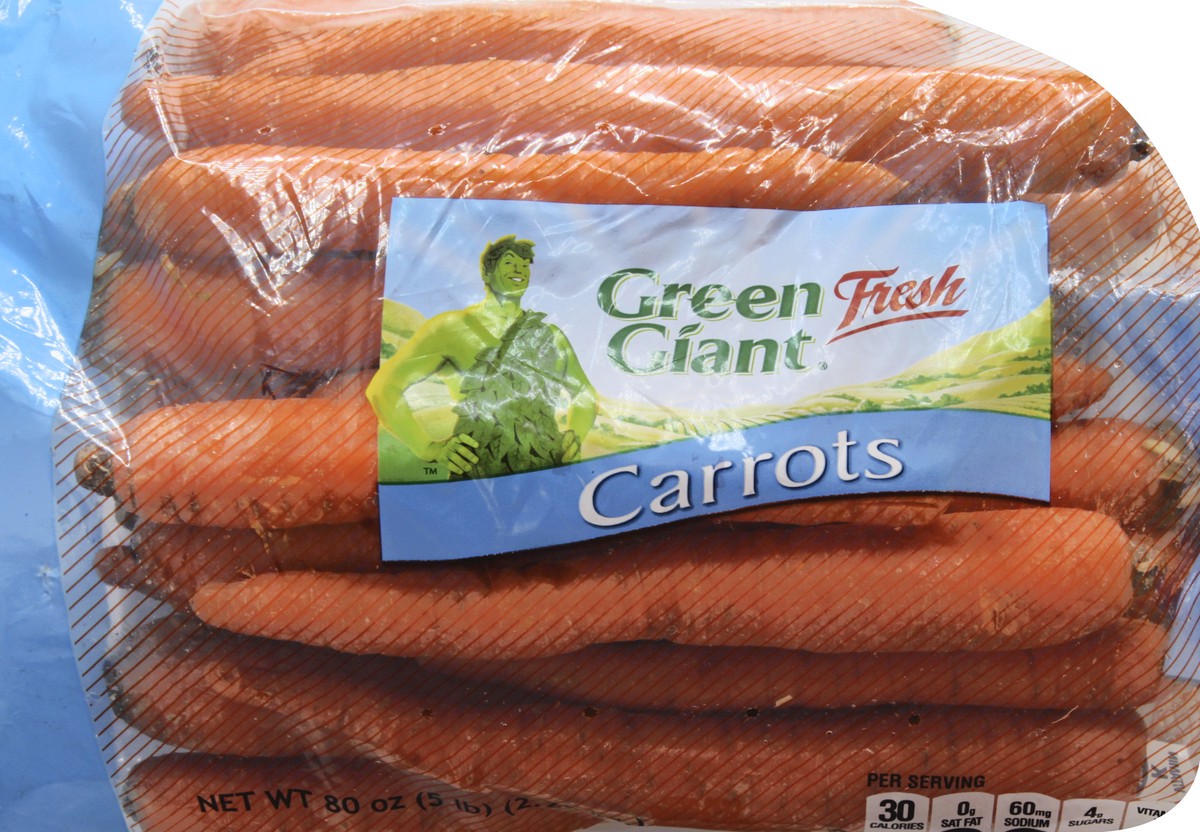 slide 2 of 2, Green Giant Carrots, 5 lb