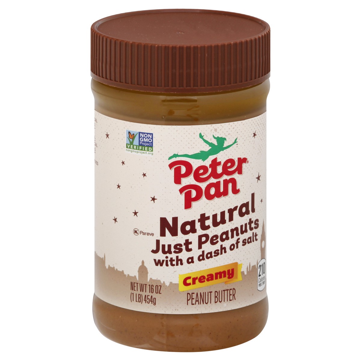 slide 5 of 9, Peter Pan Natural Stir-In Creamy Peanut Butter, 16 oz., 16 oz