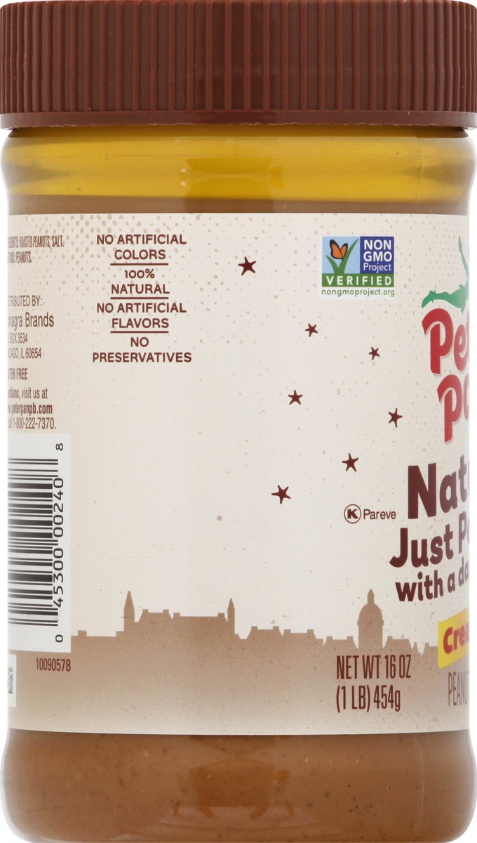 slide 7 of 9, Peter Pan Natural Stir-In Creamy Peanut Butter, 16 oz., 16 oz