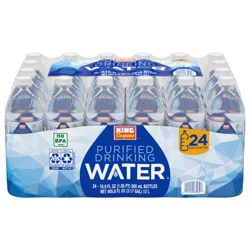 King Soopers Drinking Water - 24 ct; 16.9 fl oz