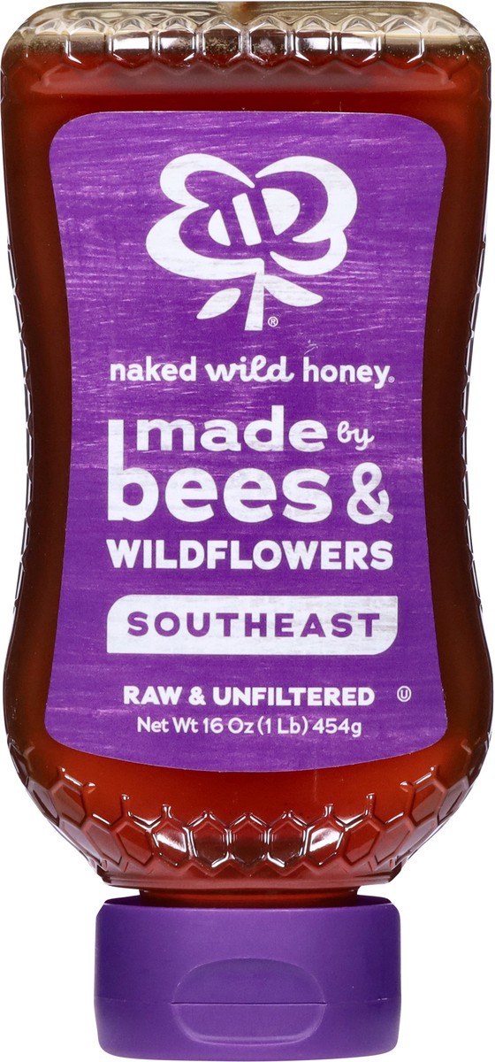 slide 6 of 9, Naked Wild Honey Southeast Raw & Unfiltered Honey 16 oz, 16 oz