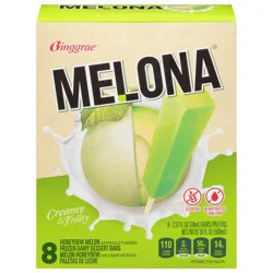 Melona Honeydew Melon Dessert Bars - 8 - 2.37 fl oz
